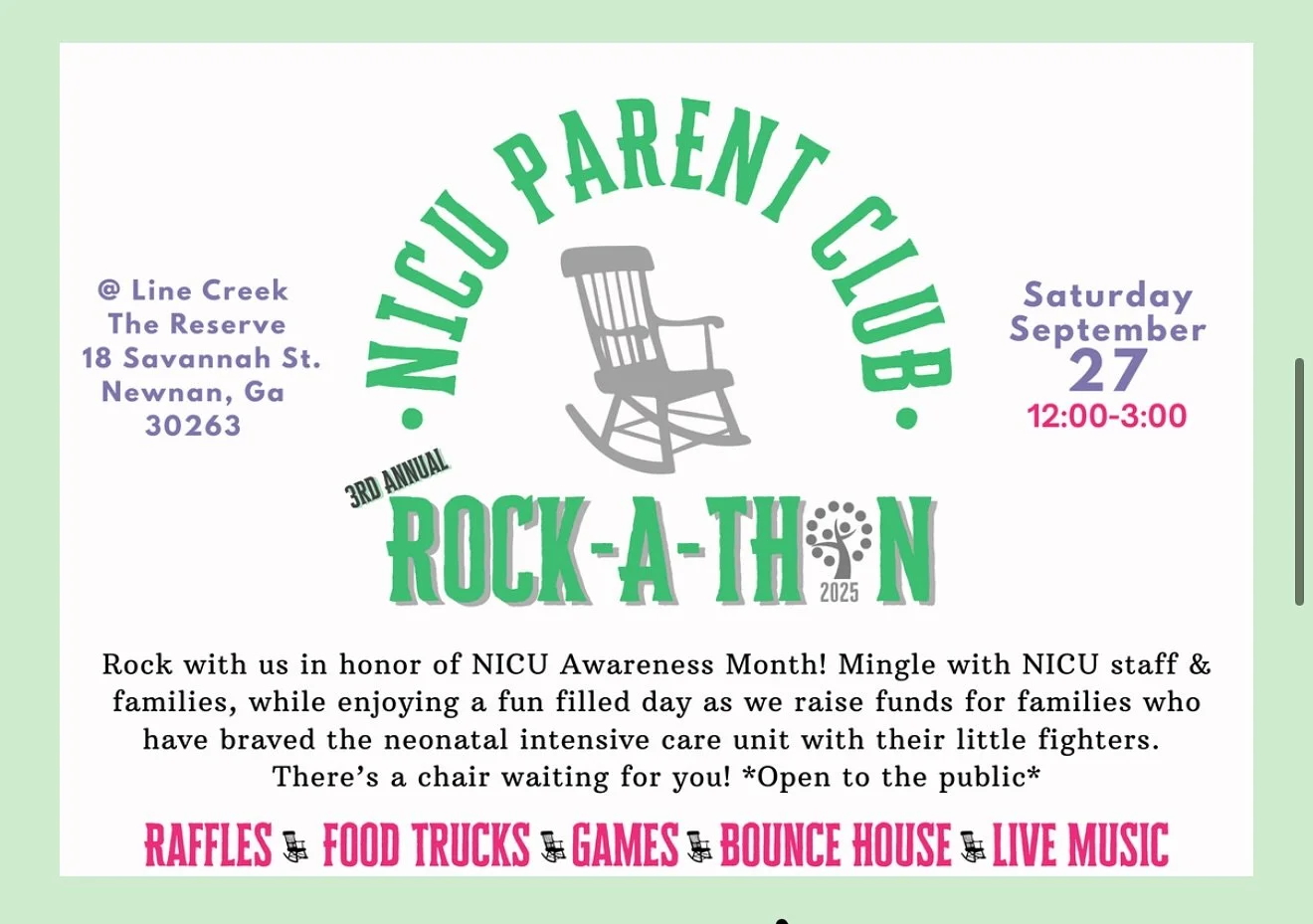 There&rsquo;s still a couple more days to donate to the @nicuparentclub for their annual rock-a-thon. 

This group of women provide support, hope, and so many other things to parents who have to have a NICU stay with their baby or babies. These women