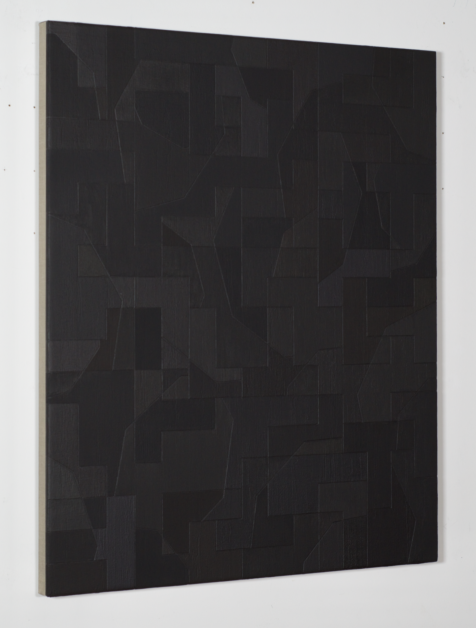 Laszlo-Otto_Creatio-formativa [With 43 Blacks][20240425], 2024, acrylic on canvas, 35.5x29.5in. [90X75cm]_8.png