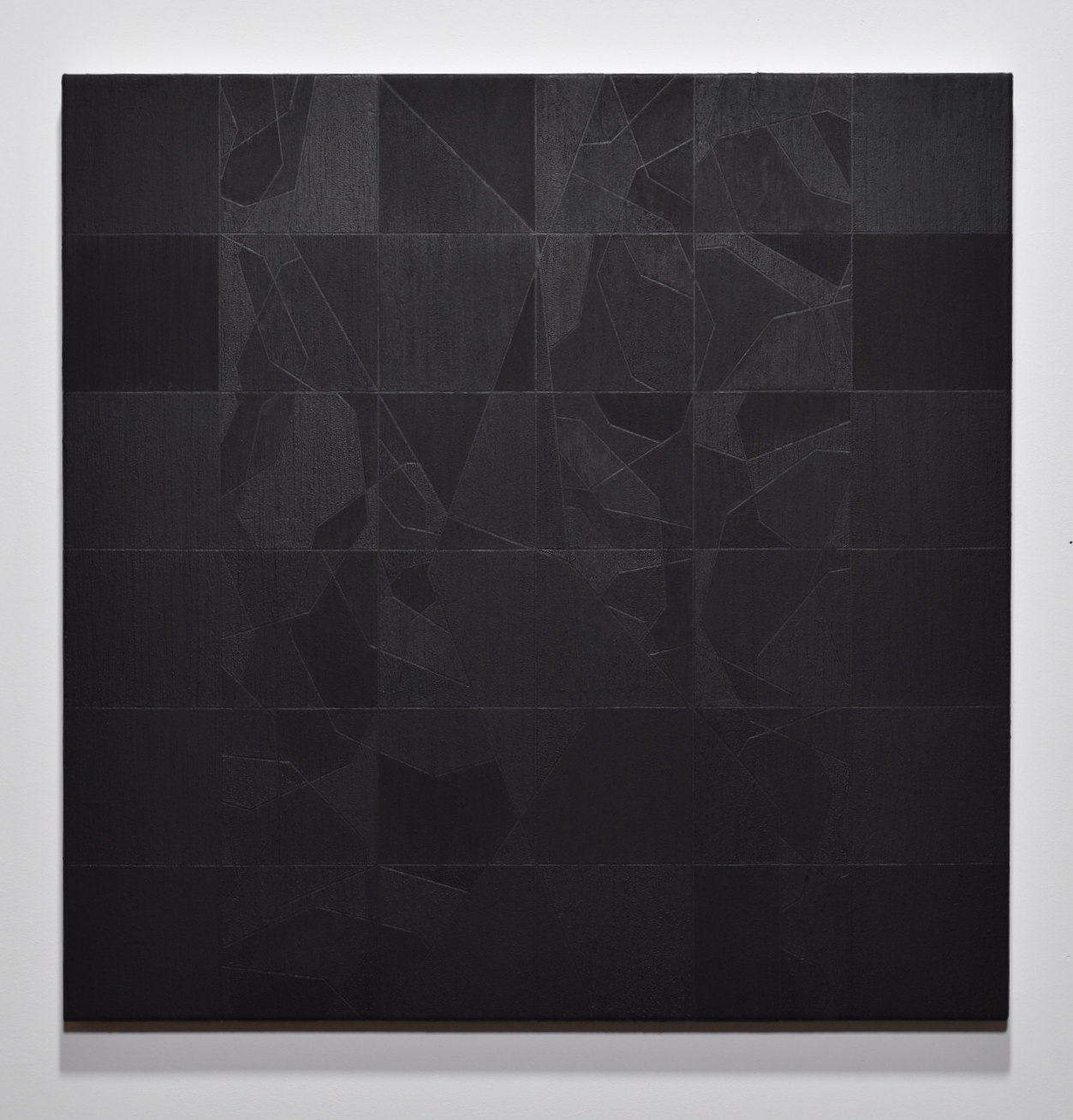 Laszlo-Pierlot_Creatio-formativa [With 43 Blacks][20240429], 2024, acrylic on canvas, 35.5x35.5 in. [90x90cm]_dsc_DSC_0838_good.png