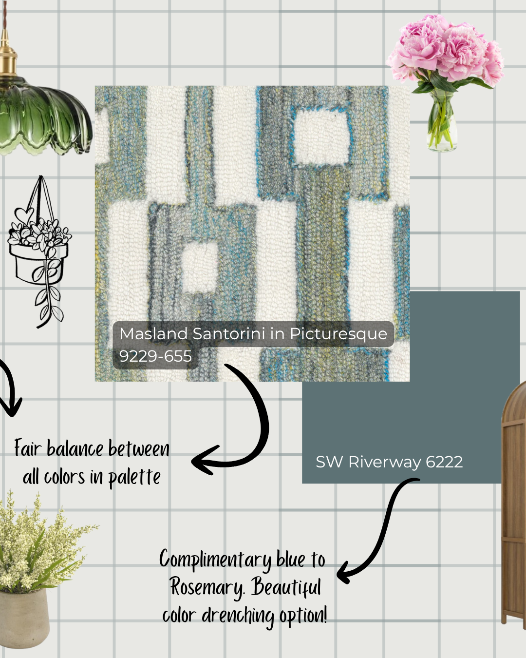 Snapshot showing Masland Santorini in Picturesque and SW Riverway