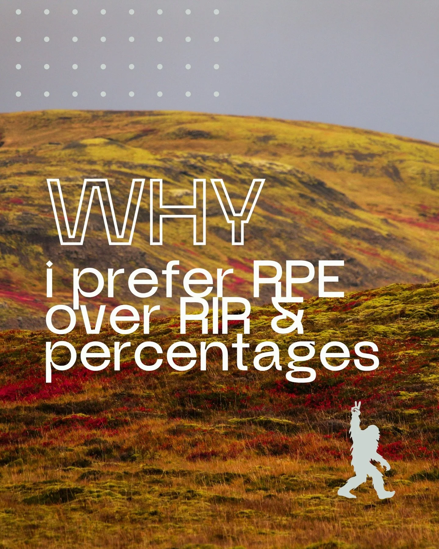 Here&rsquo;s why I prefer RPE over RIR or percentages for my patients in my programming and rehab:

1️⃣ Autoregulation
Sleep, stress, work.... it all affects how we perform when lifting. By creating a decision mkaing model based off of RPE, we can ac