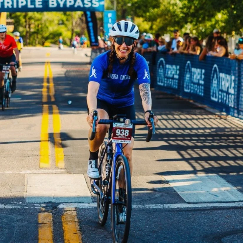 Wishing the best to our athletes, along with our friends at @outspokin_denver competing in the Triple Bypass this weekend!

We will be out there cheering on the sidelines.

See you at the finish line!
.
.
.
#triplebypass #cycling #cyclinglove