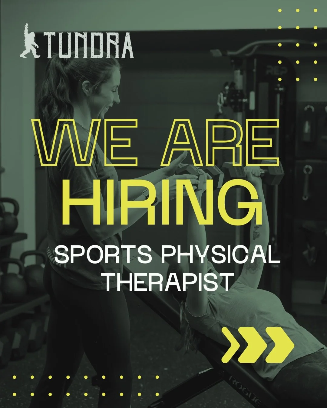 We&rsquo;re hiring a Sports Physical Therapist in Denver.

Work with motivated athletes and active adults - lifters, skiers, trail runners, cyclists and more, looking to get back to the mountains and train hard.

If you&rsquo;re a clinician who wants