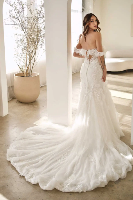 MartinaLiana_1612_Off The Shoulder Sleeves Bridal Gown.png