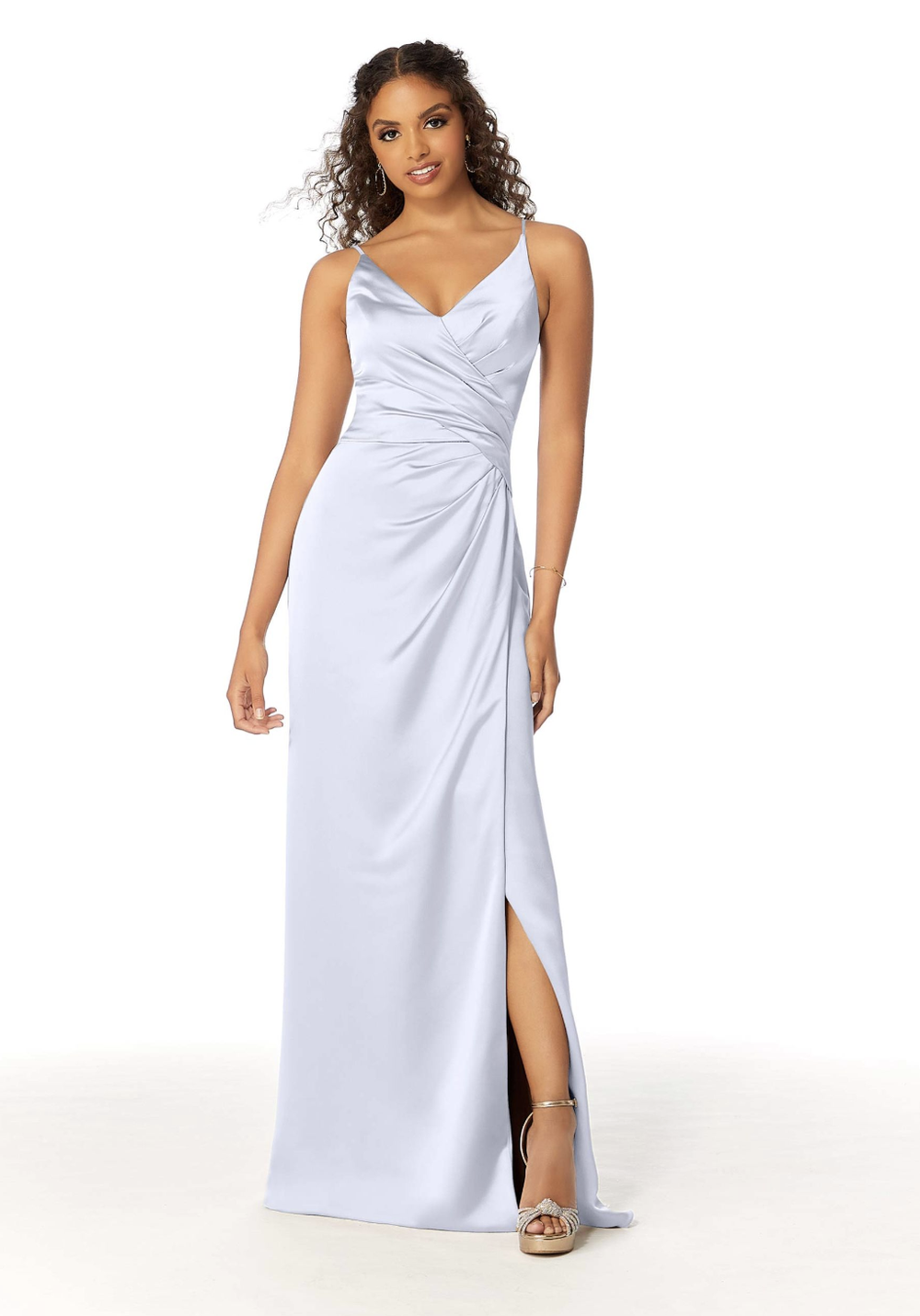 Mori Lee 21810 Satin Bridesmaid Dress | RashawnRose Bridal & Prom  RashawnRose Bridal & Prom