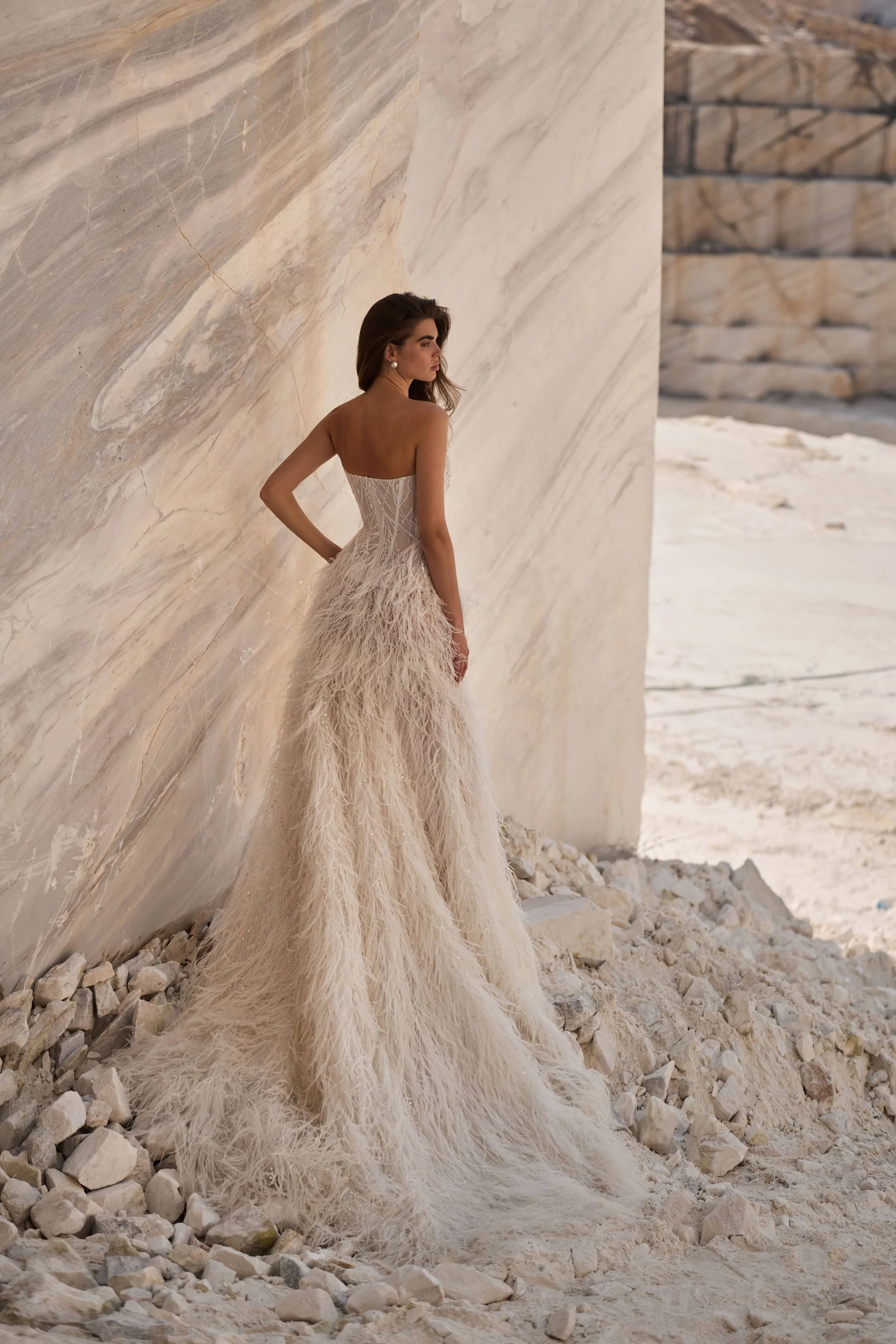 Milla Nova Josephine_ Wedding Dress with Feathers.jpeg