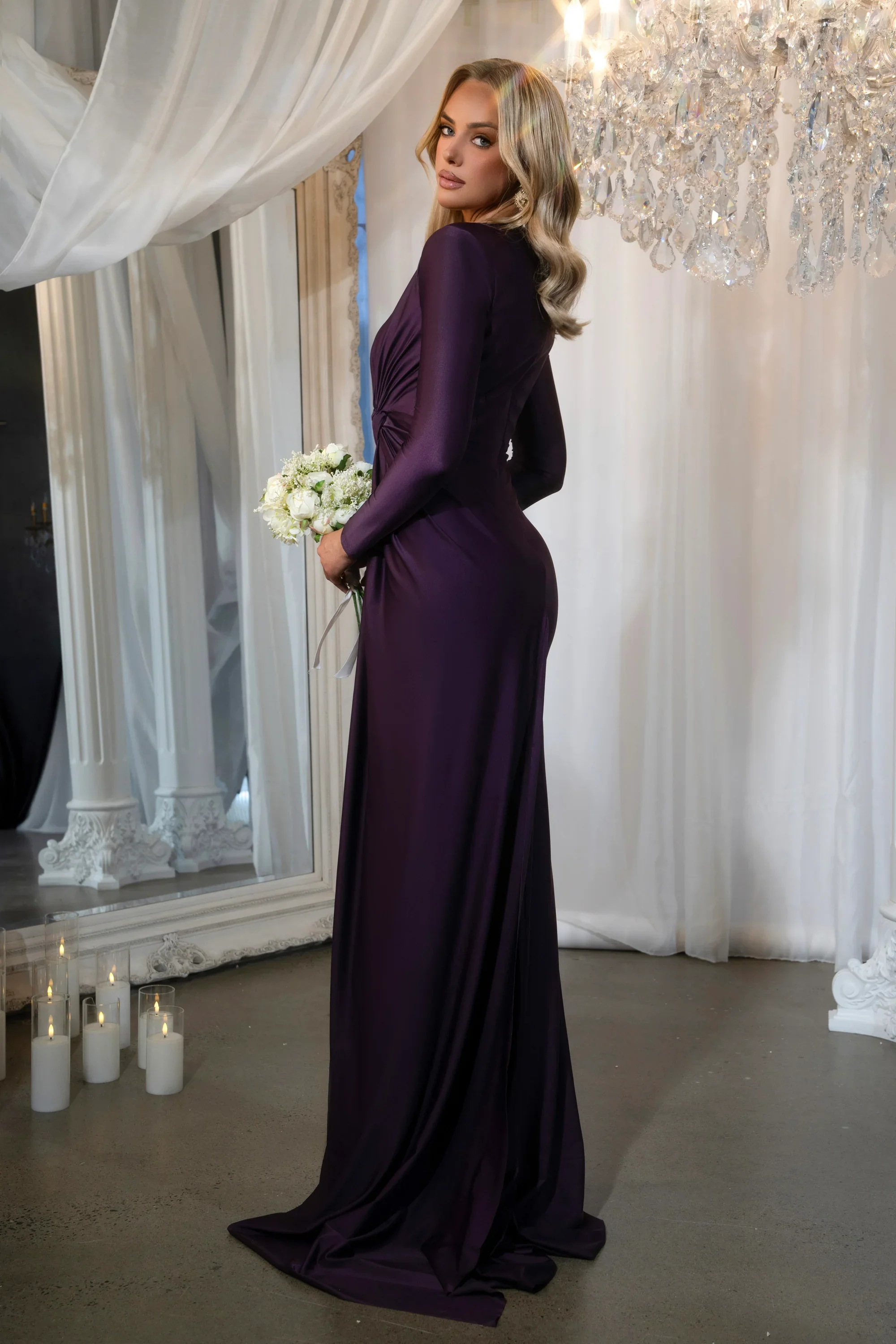 Marion-Aubergine-south florida bridesmaids dresses.webp
