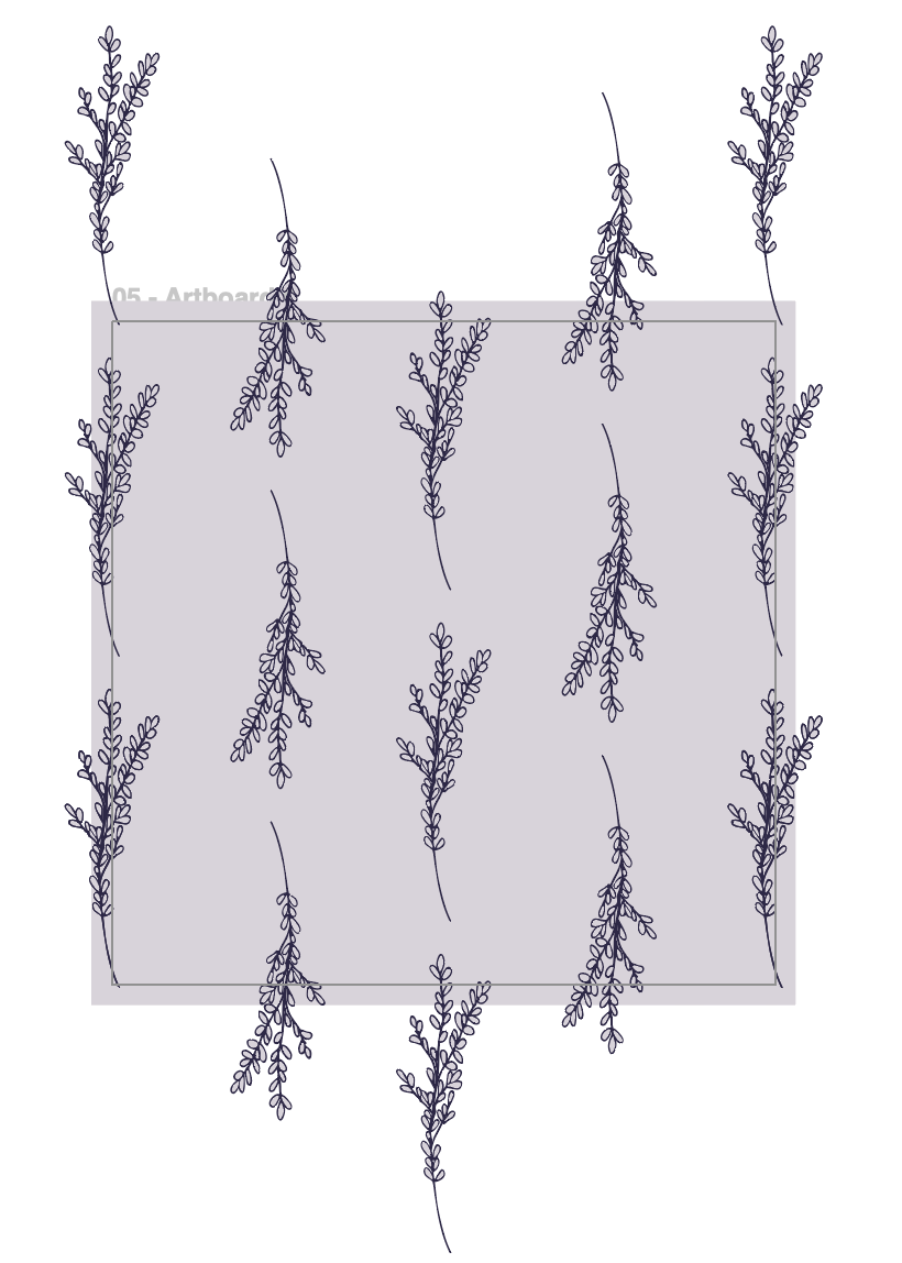 Sprigs pattern from Sweet Provisions collection in lavender