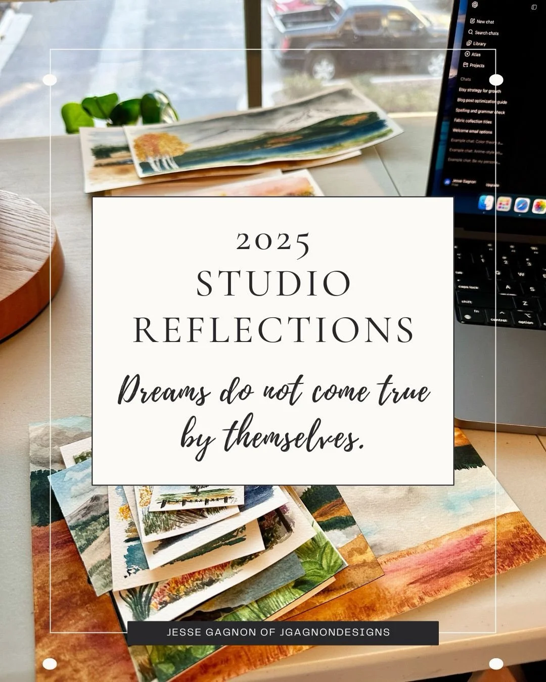 Tell me the story of your win. I love the end of the year. I love reflections. I love shedding layers that no longer serve me and making room for new ones. Here are some studio thoughts from 2025. Swipe to see my biggest win that you might never have