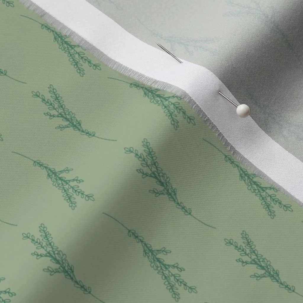 Herb Sprigs in Green