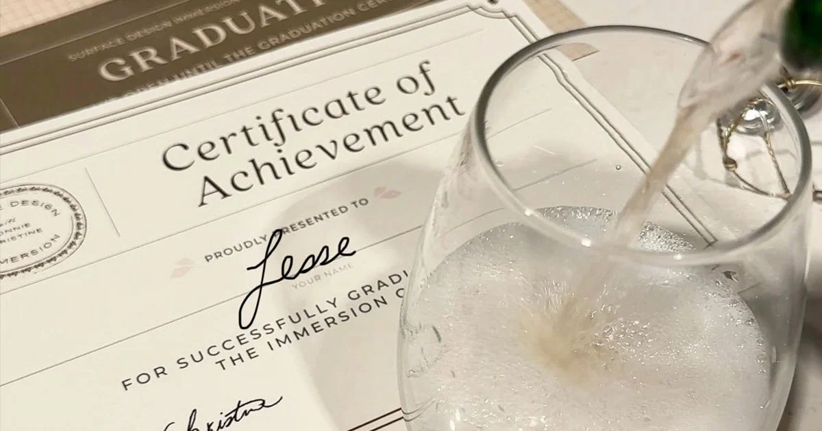 A Finished Collection &amp; Immersion Graduation