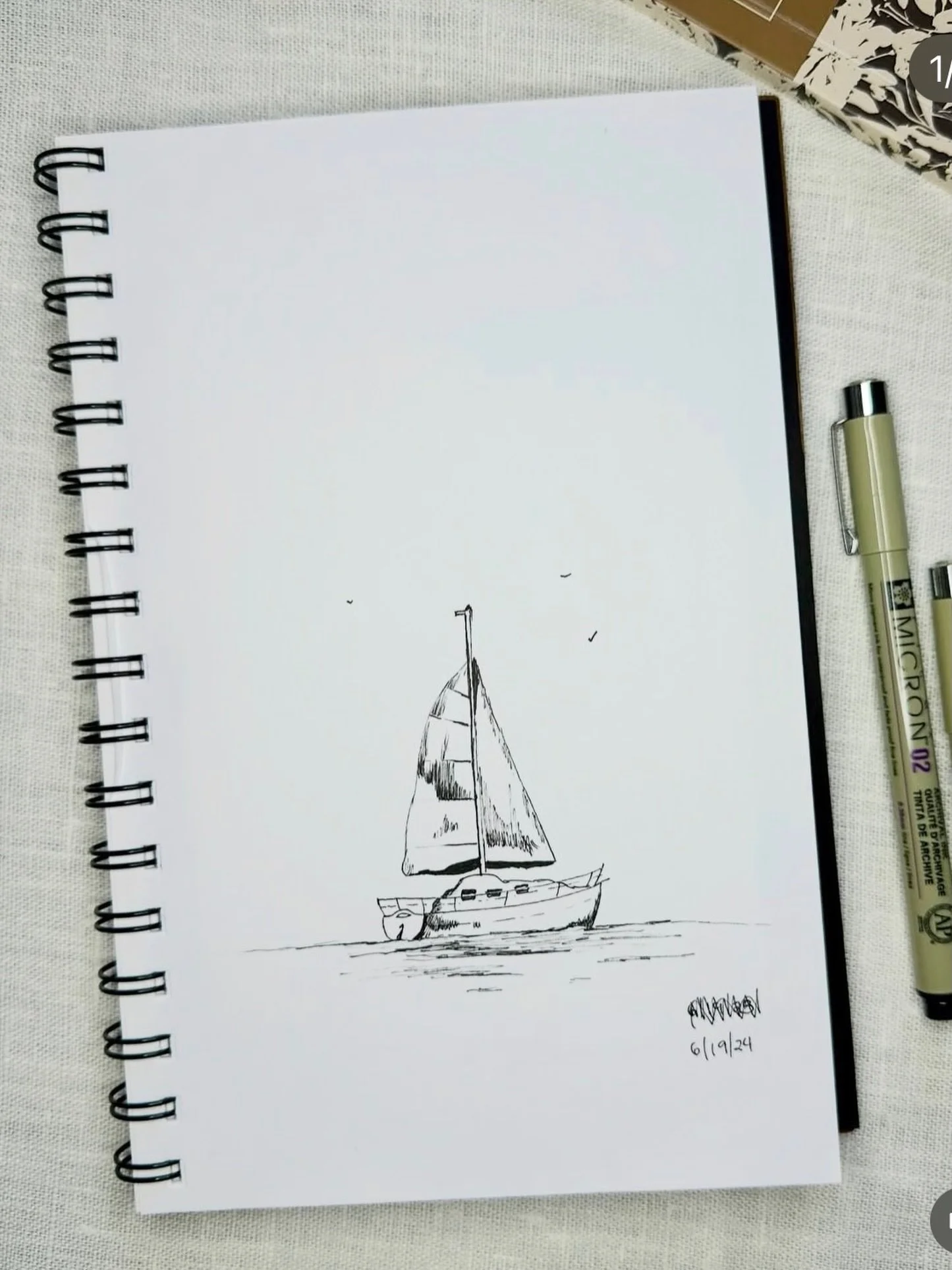 #throwback Sketchbook pages. I love Colorado but I also miss living by the ocean.