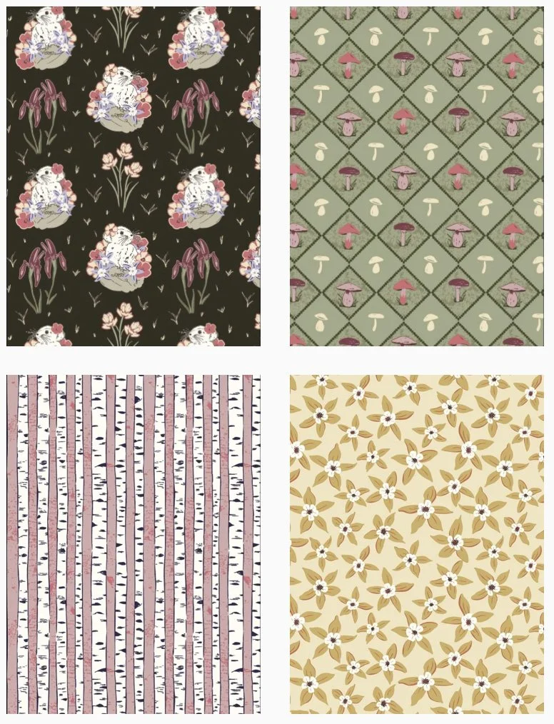 four patterns in a square