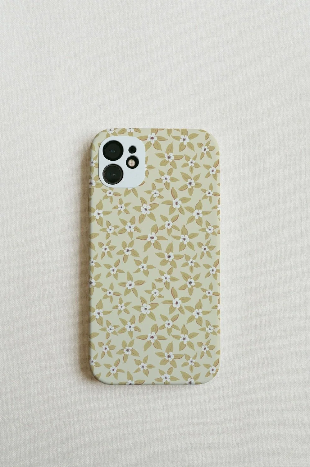 flower pattern on a phone case.