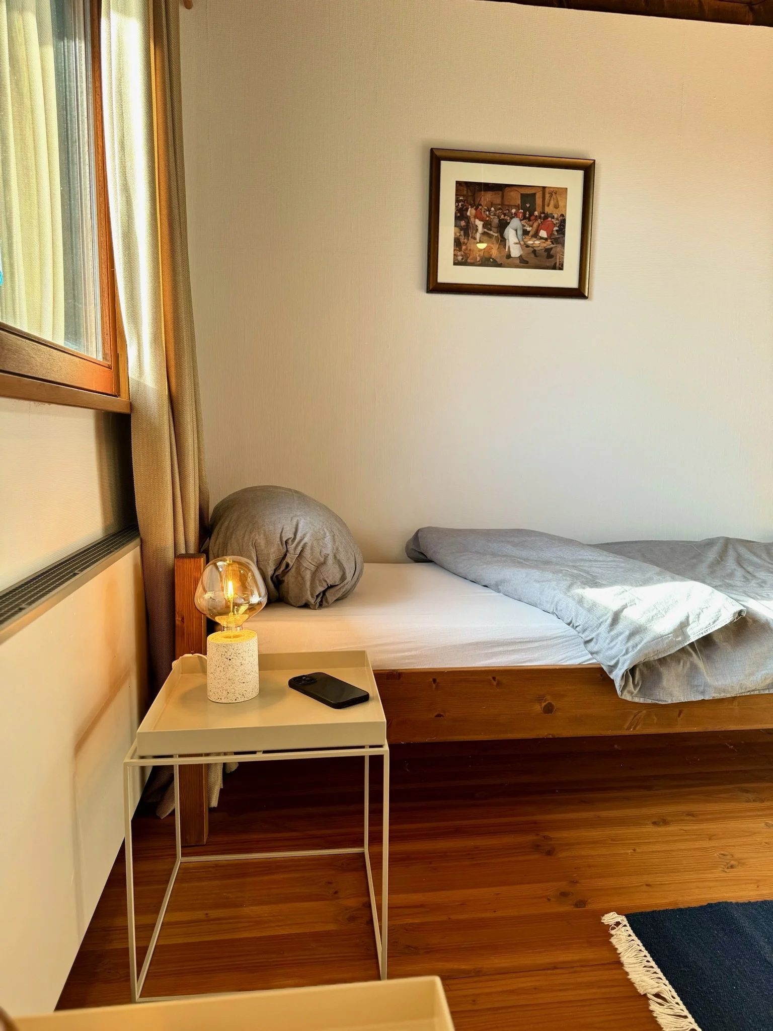 Schlafzimmer 2 mit zwei Einzelbetten im Erdgeschoss im Ferienhaus Haus Grossmoos im Hochschwarzwald