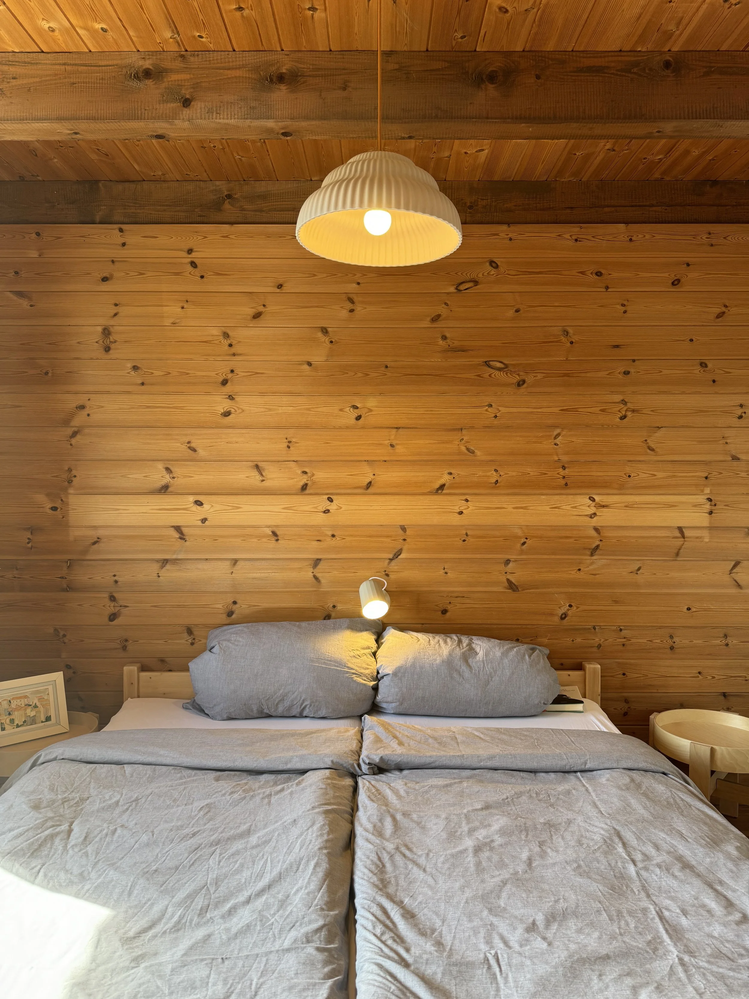 Schlafzimmer 1 mit Doppelbett im Ferienhaus Haus Grossmoos im Hochschwarzwald