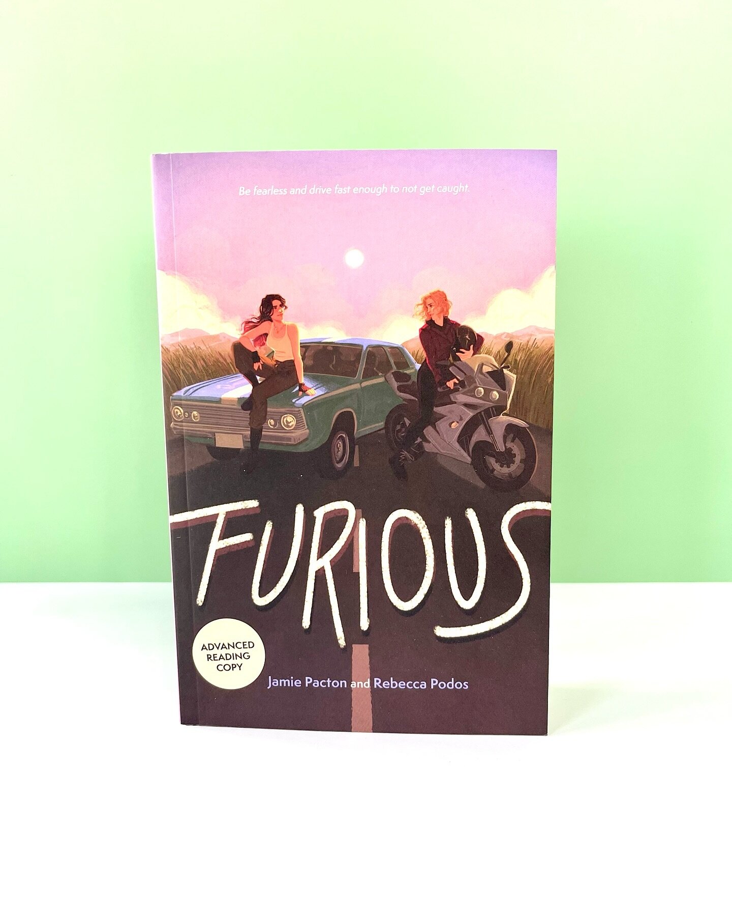 This beauty came in this week! Do you ever just wish that The Fast and the Furious was a little more sapphic? Then this is the perfect book for you. 

&ldquo;There&rsquo;s nothing more thrilling than being behind the wheel when the flag drops, a stre