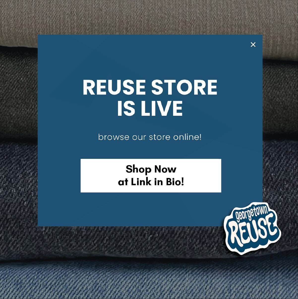 Excited to announce that you can now buy REUSE stock at our new ONLINE store!! Find the link on our website and in our bio and check out exclusively online clothing items and dorm materials!!

Orders will be delivered for FREE directly to your dorm o