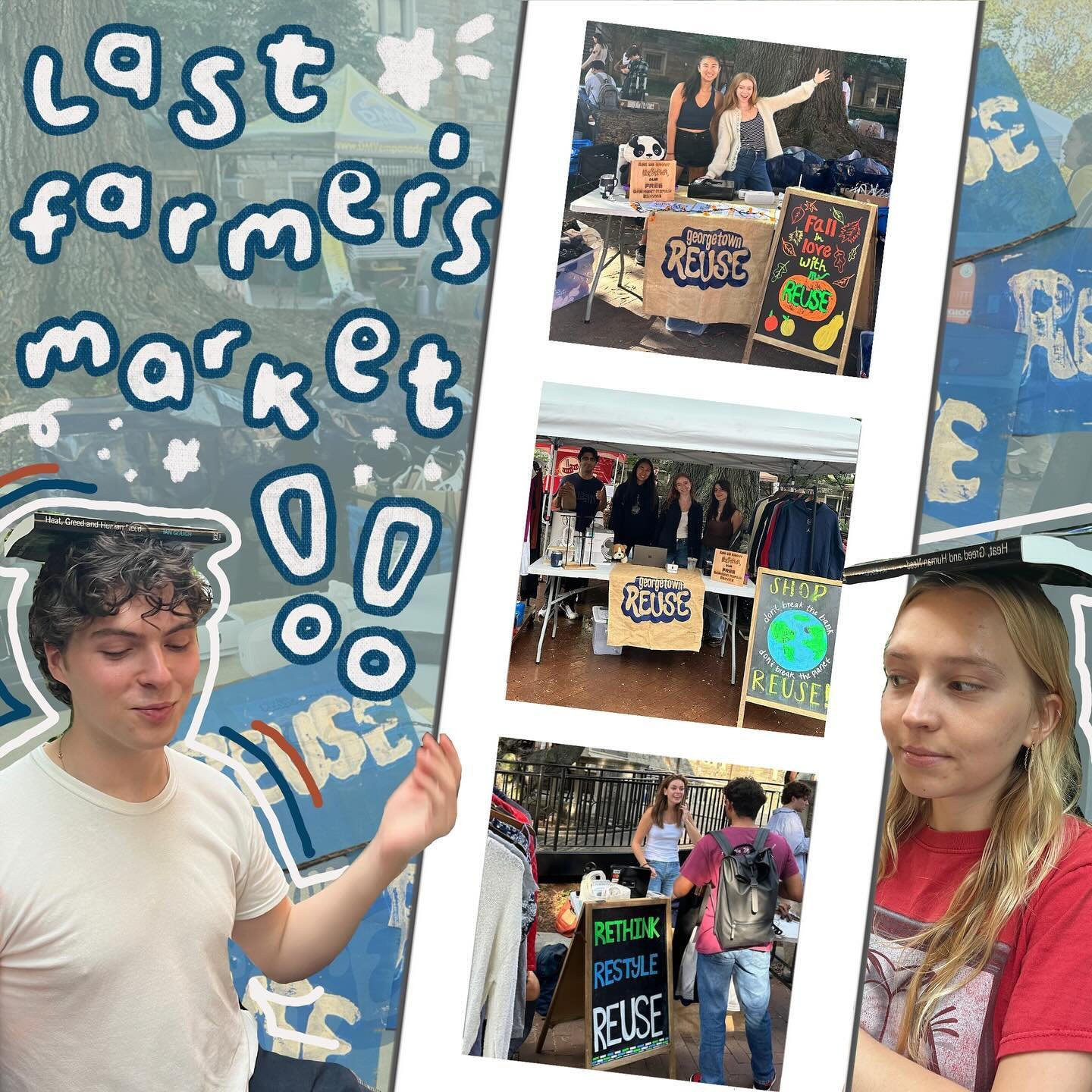 Tomorrow is the LAST Farmers Market of the semester&mdash;stop by from 11am-4pm and don&rsquo;t miss your last chance to grab in-person items!!