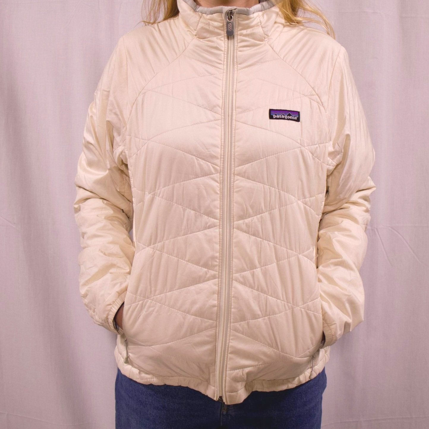 White Patagonia Puffer Jacket