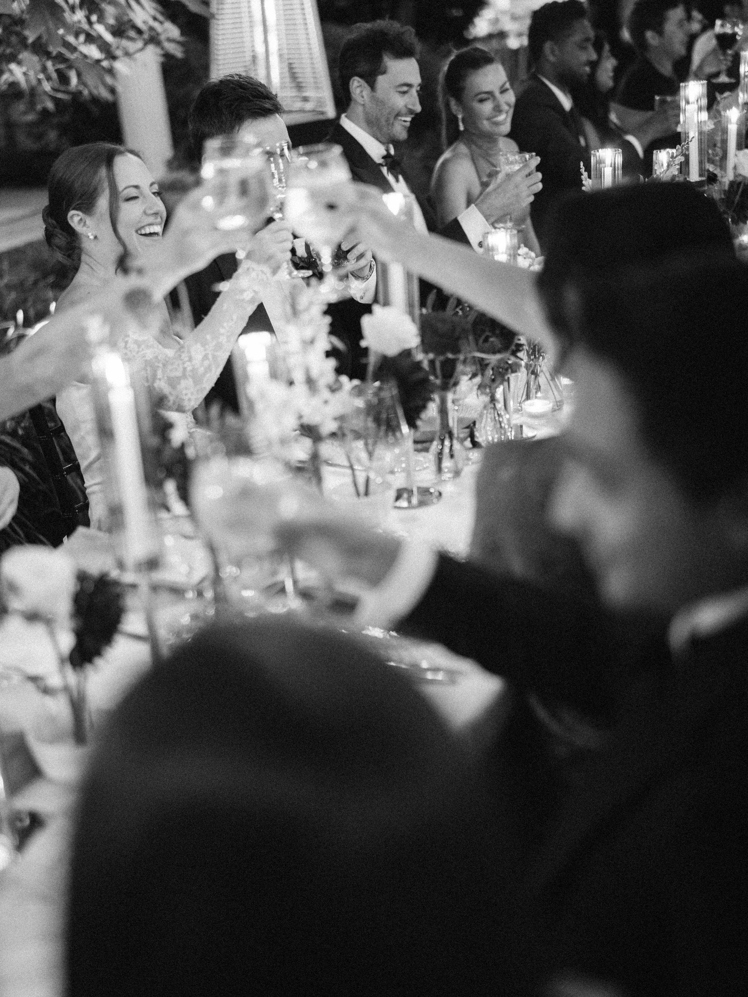 I absolutely love toasts - the tears, laughter, stories from long ago, prideful parents gleaming at their children, siblings roasting one another and digging up a story maybe never heard before by the parents. All true gold.