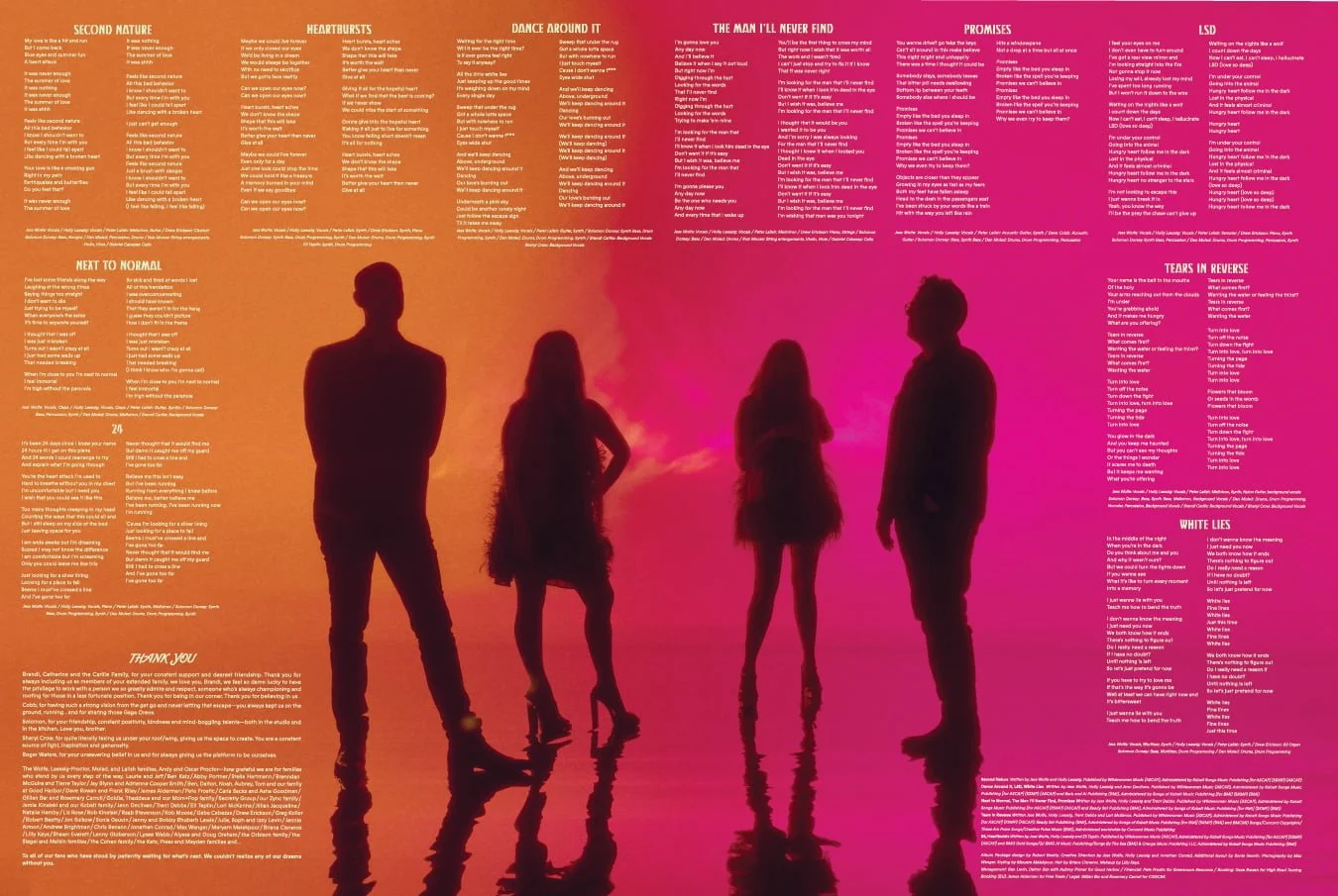 Lyric poster back