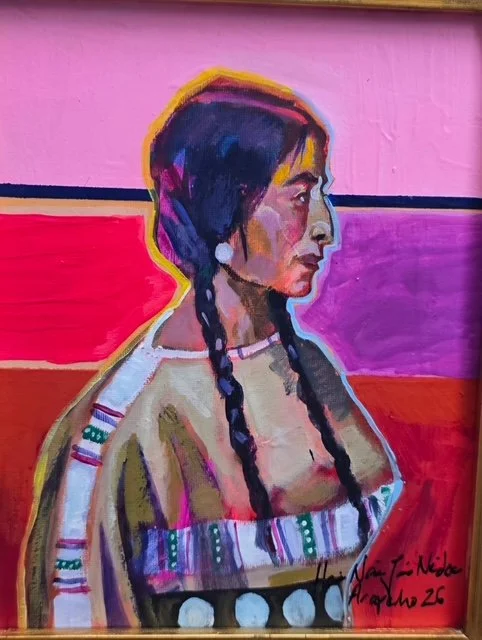Arapaho Woman
Oil
8" x 10"

$650