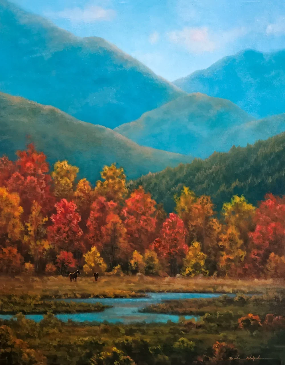 Autumn's Quiet Waters-Brooke Wetzel