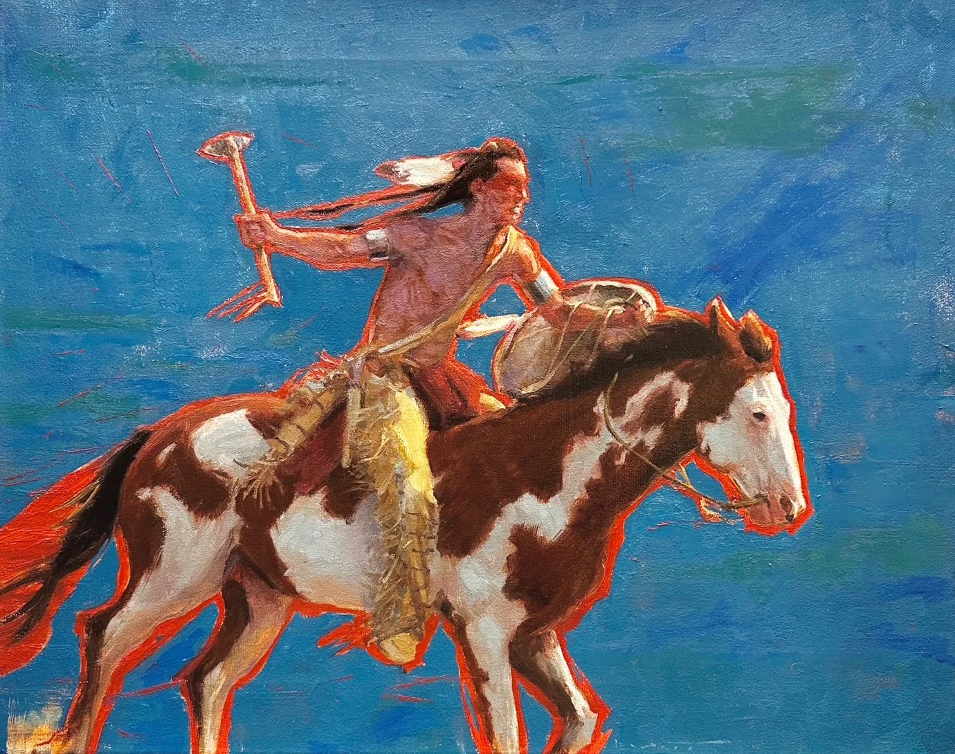 Running Towards Fate
Oil
16" x 20"
$950