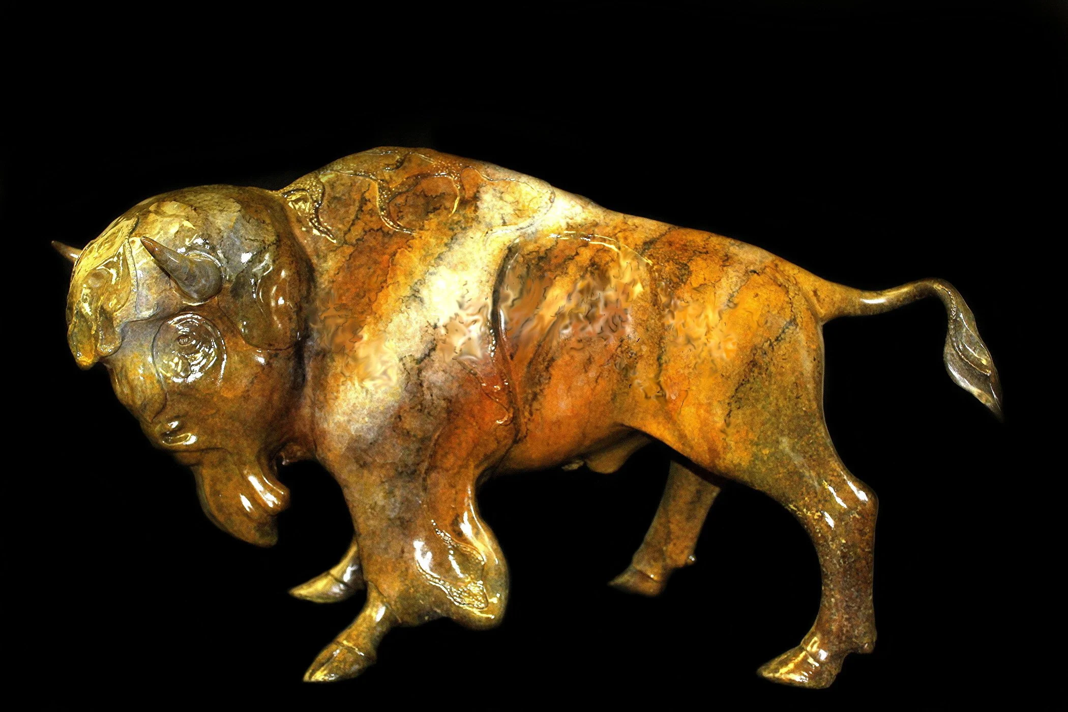 Urban Buffalo
Bronze 
Edition size 25
19" x 35"x 13"

$4,900