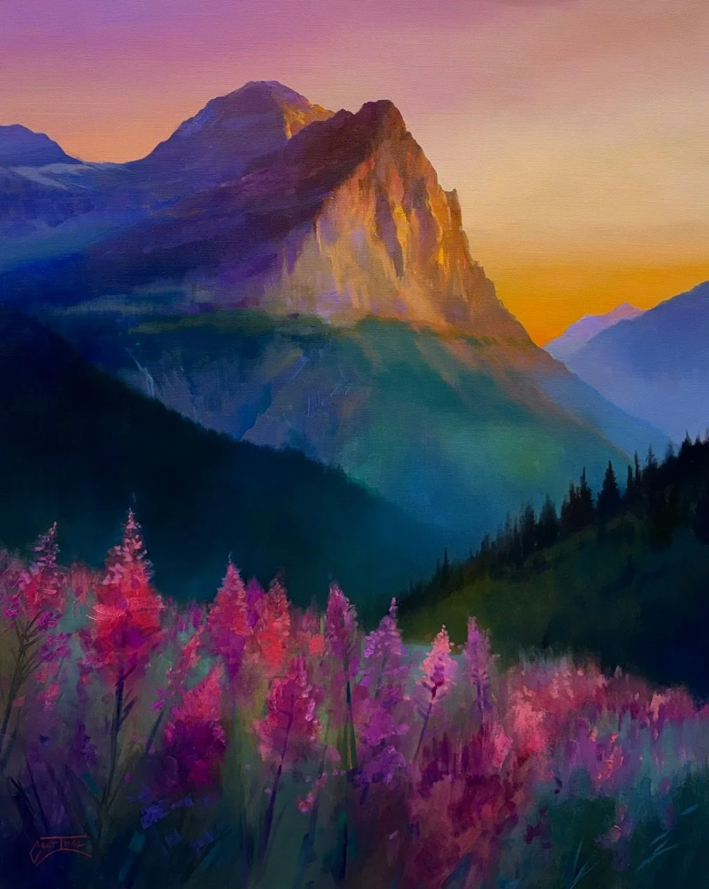 Violet Dusk-Mt Cannon
Oil
30" x 24"

$4,550
