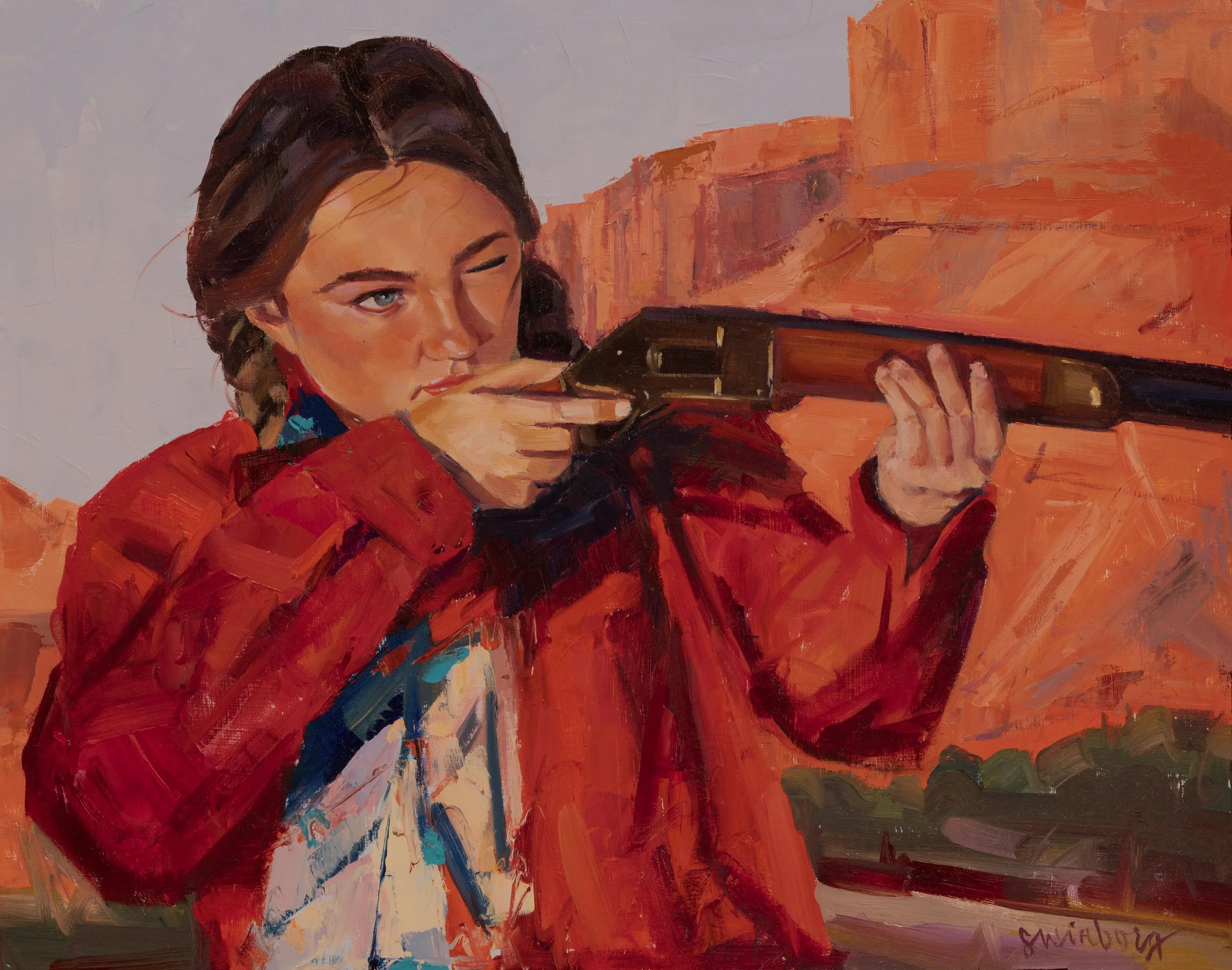 Southern Shootout
Oil
16" x 20"

$2,500