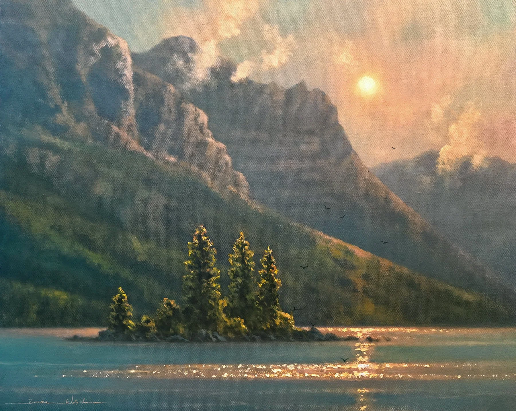 Peace at St. Mary's Lake
Oil
16" x 20"

$3,200