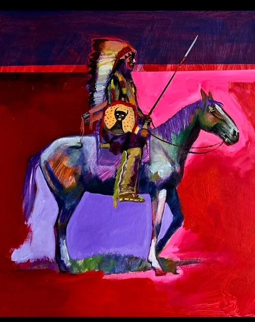 Arapaho Brave
Oil
20" x 24" 

$4,500