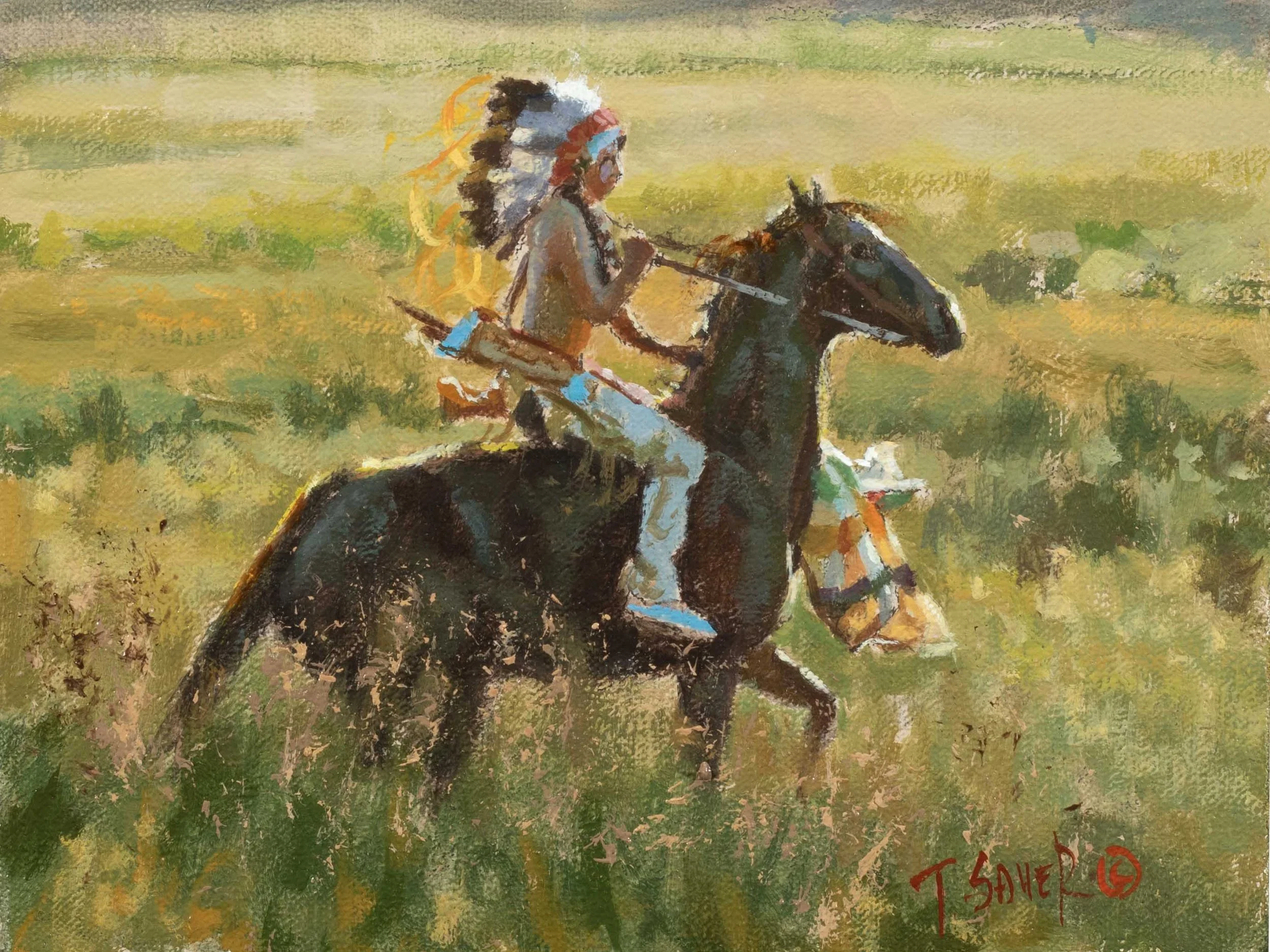 Beating the Darkness
Oil
6" x 8"
$700