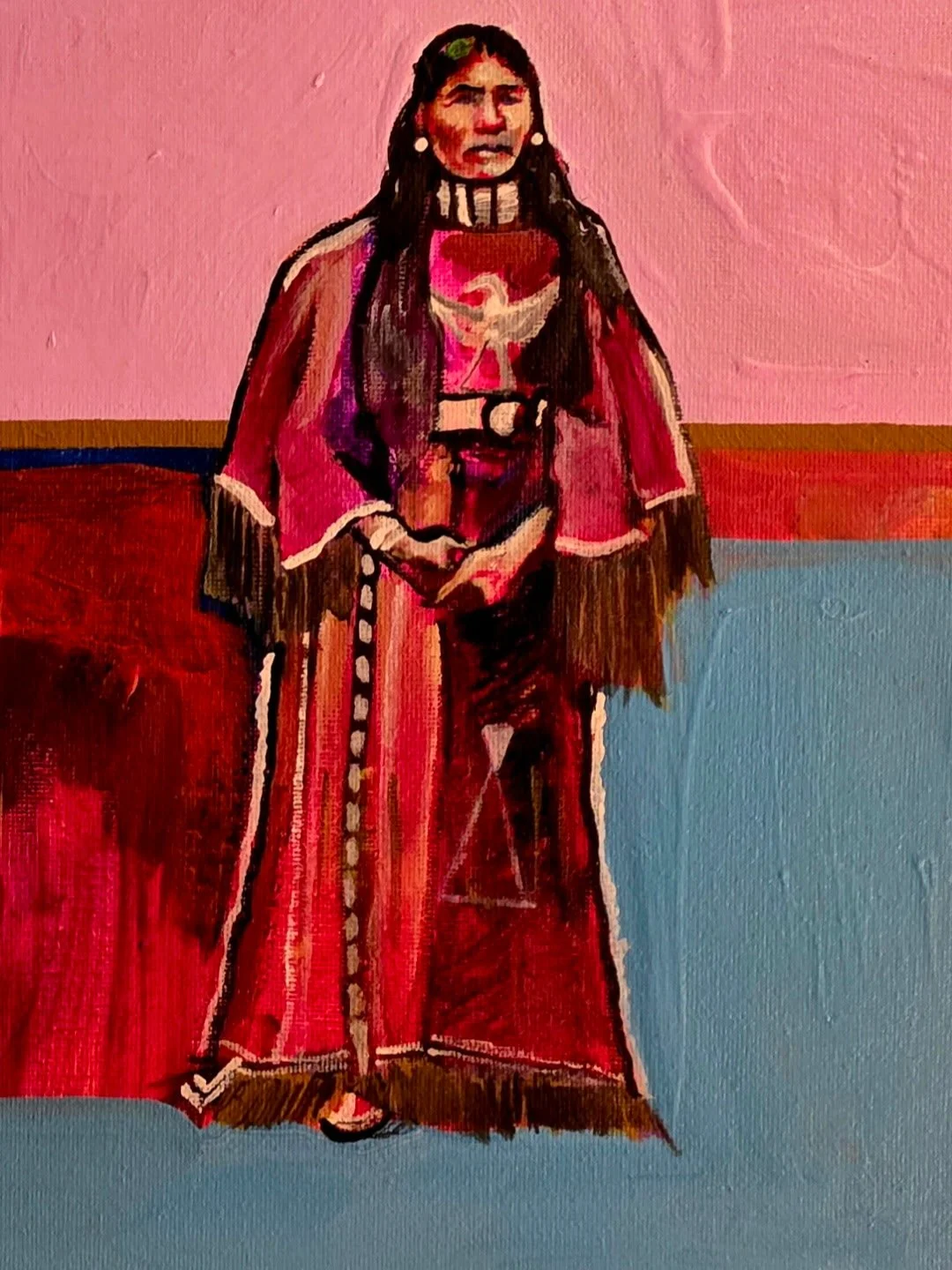 Red Woman
Oil
8" x 10"

$650