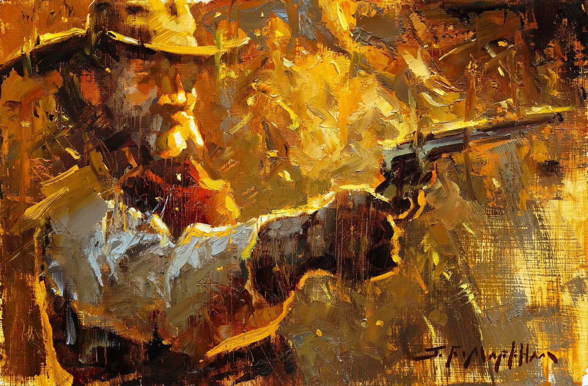 Showdown
Oil
8" x 12"

$1,600