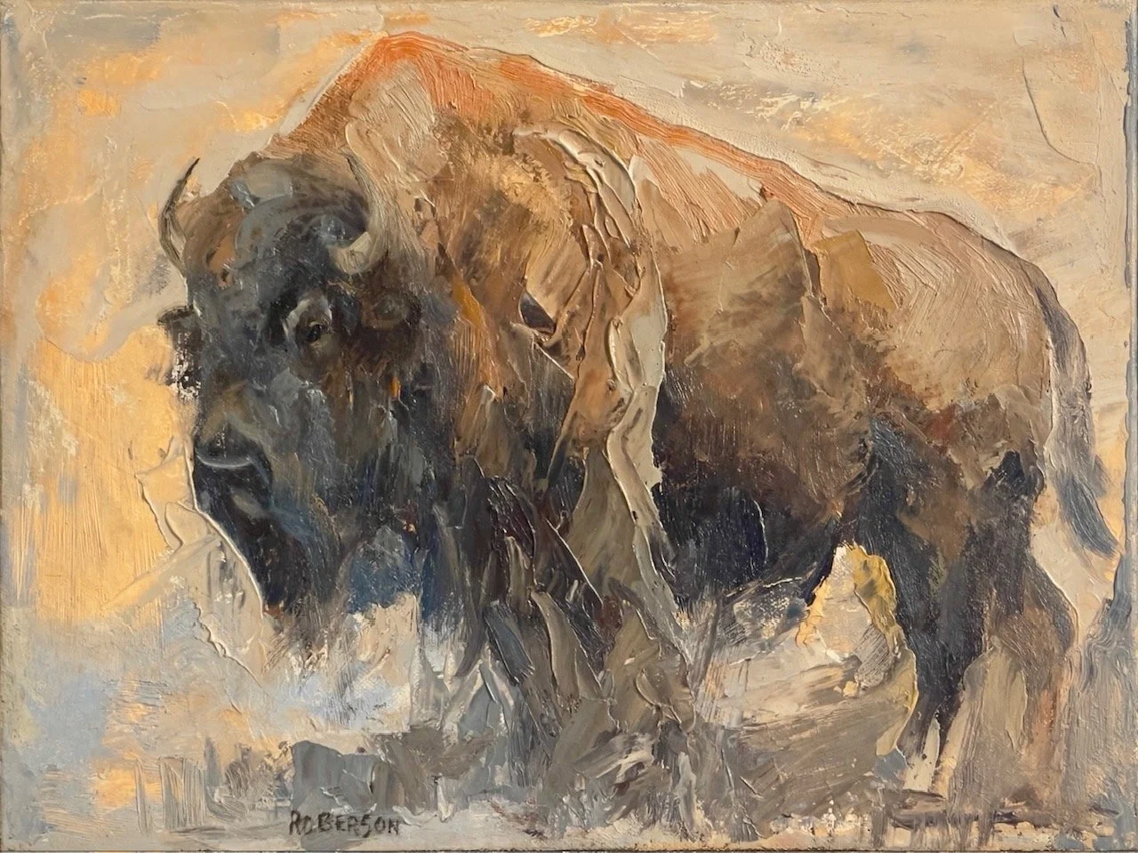 Standing on Guard
Oil
9" x 12'
$1,800
