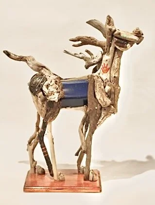 Cajun Moon 
Driftwood Sculpture
26" x 22" x 9"

$2,950