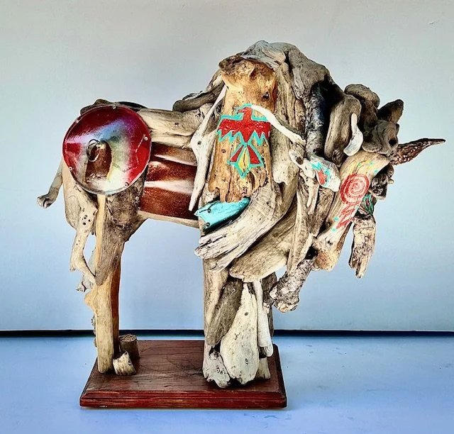 Buffalo Trail
Driftwood Sculpture
25 x 21 x12

$3,250