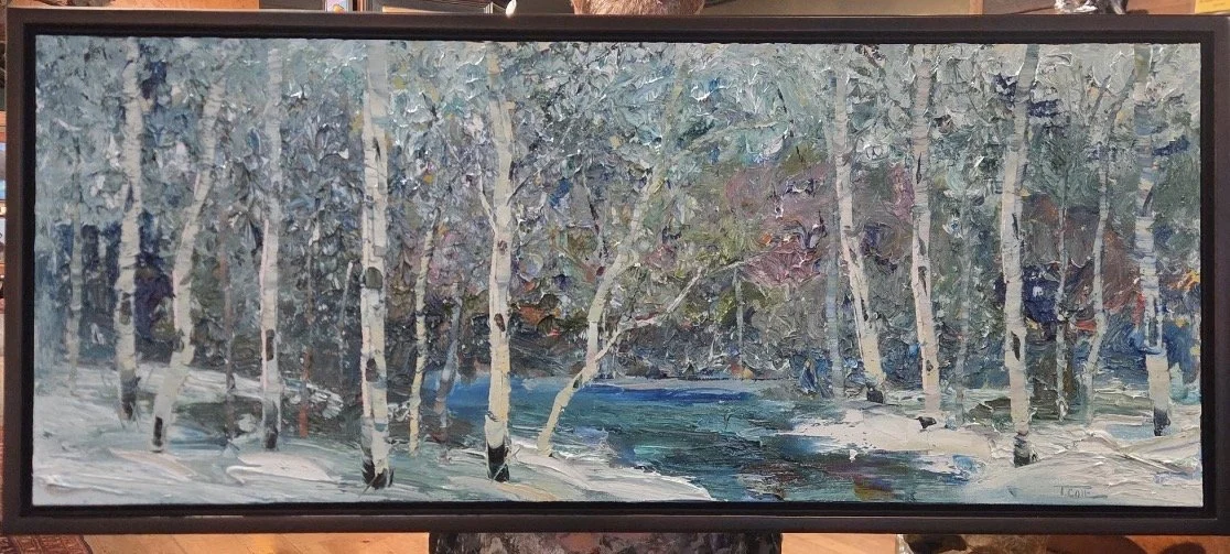 Winter's  Wonderland
Oil
16" x 40"

$4,000