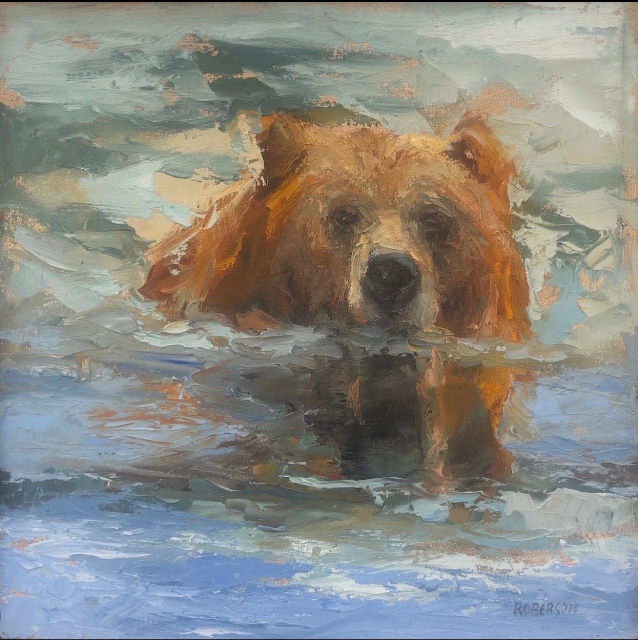 Born for Swimming
Oil
18" x 18"
$3,700