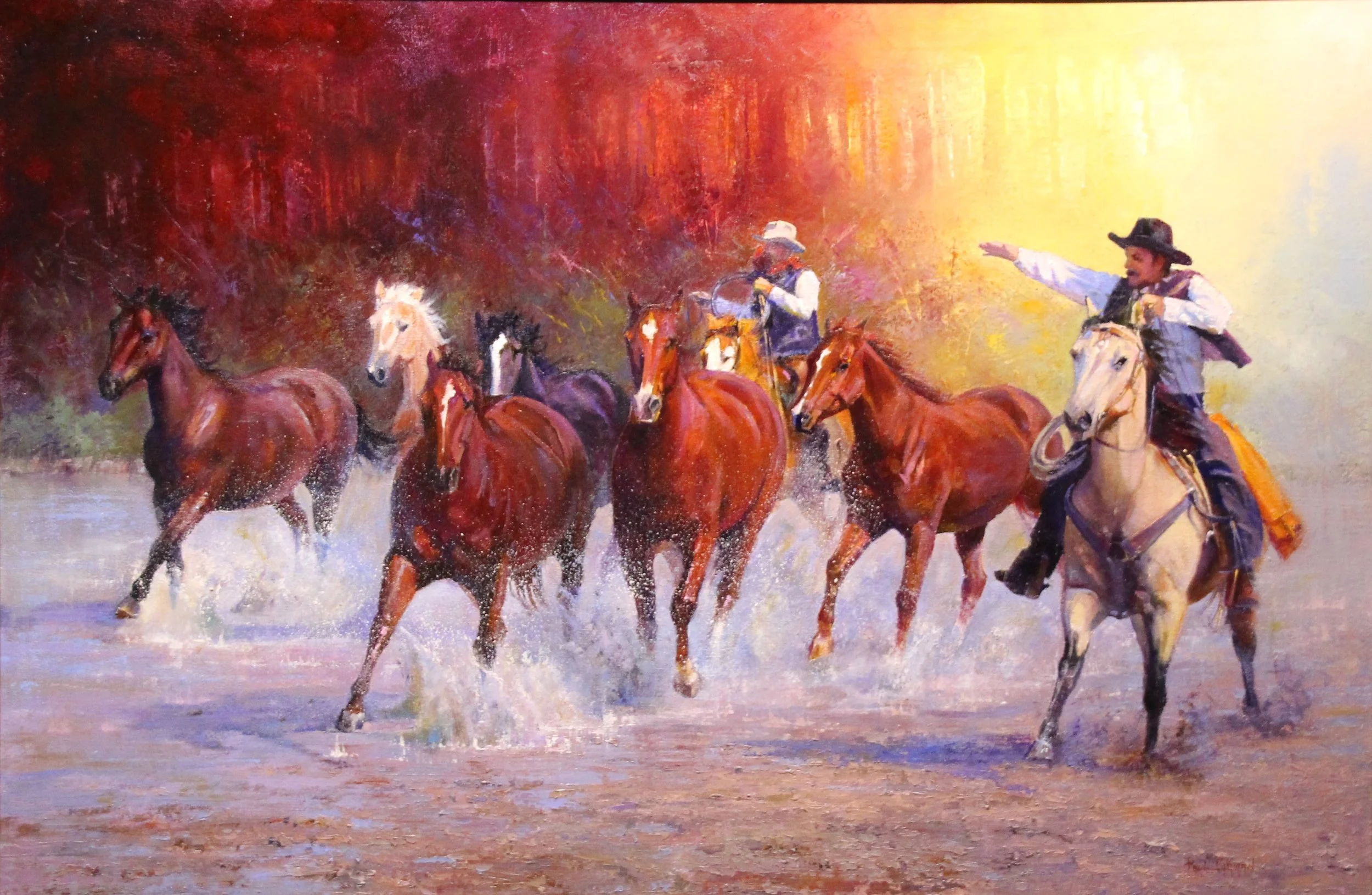Heading ' em Off
Oil
24" x 36"

$7,200