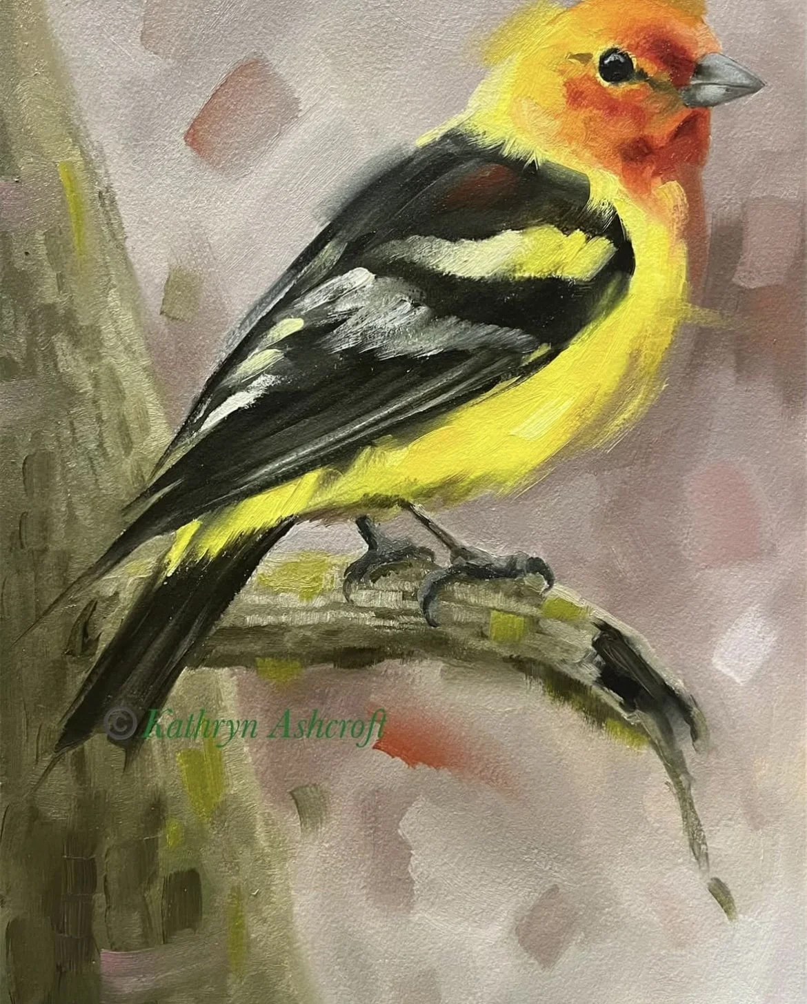 In the Old Tree Out Back
Oil
12" x 9"
$1,300