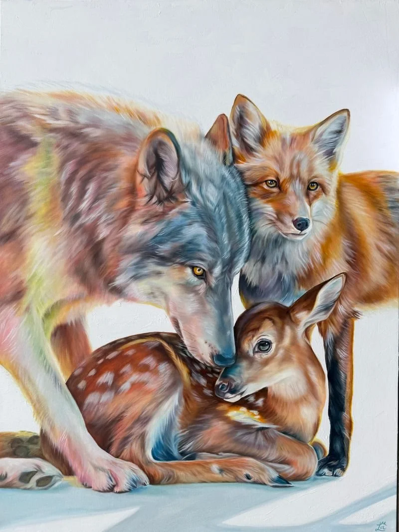 It Takes a Village
Oil
48" x36"

$8,750