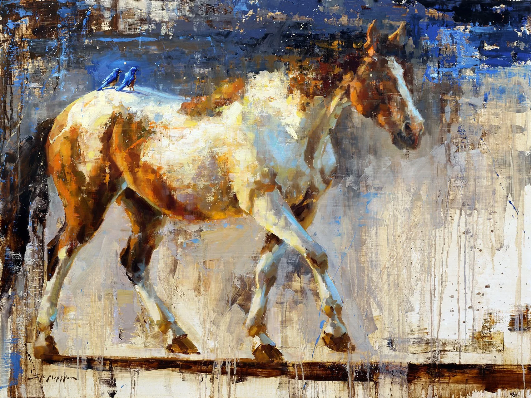Two for the Road 
Oil
48" x 36" 

$14,300