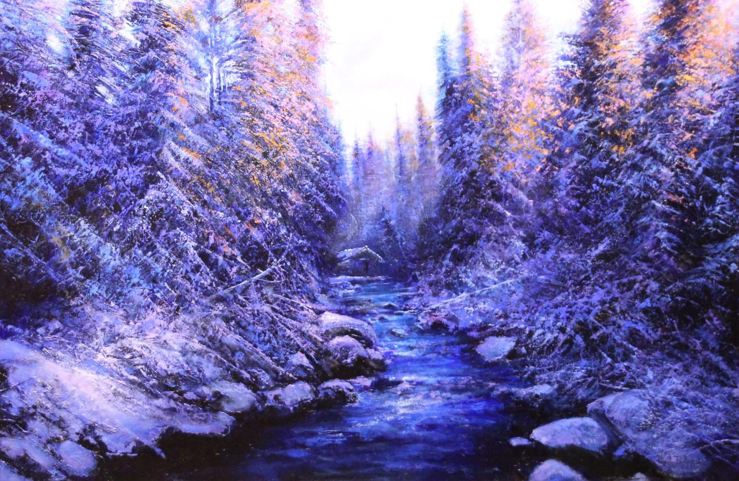 Winter's Sunrays
Oil
24" x 36"

$7,200
