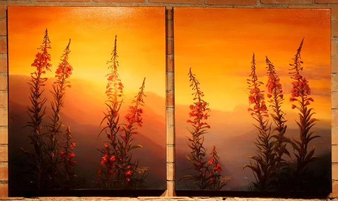 Fireweed Sunset I & II
Oil
28″ x 14″
SOLD