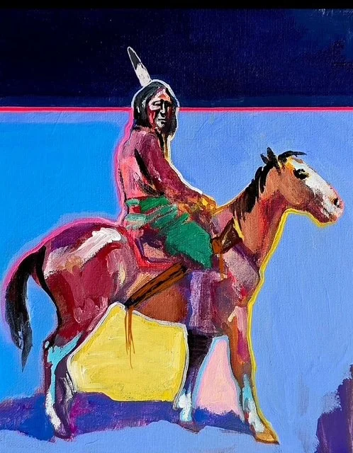 Cheyenne Brave
Oil
8" x 10"

$650