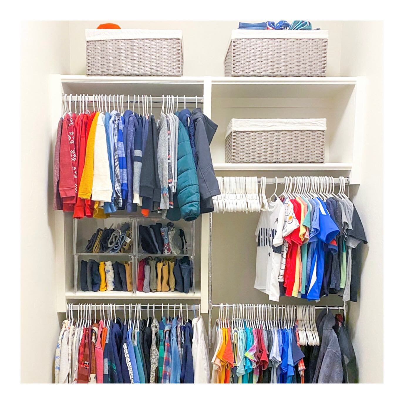 When you want your little one to be able to dress himself, you create systems that work just for him! 
&bull;
&bull;
&bull;
#labeledlivingllc #professionalorganizer #closetorganization #getorganized #organizedlife #organizedliving #organizedhome #hom